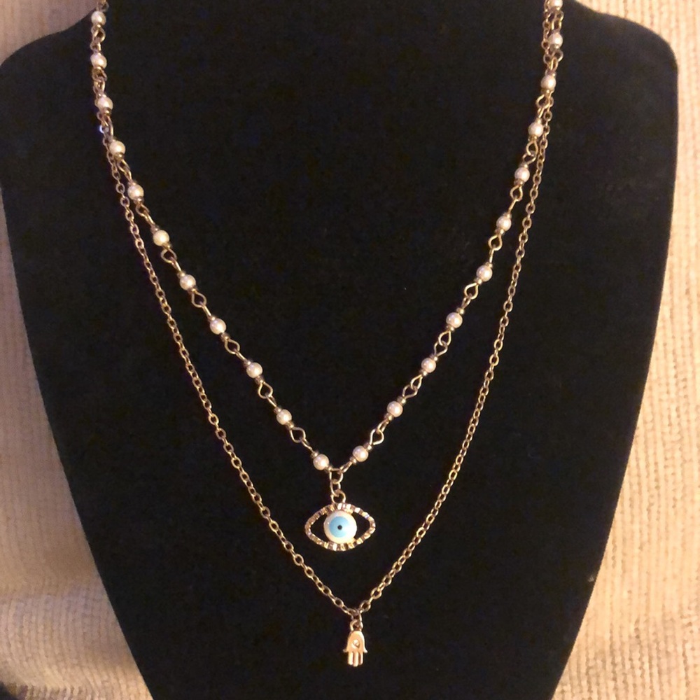 Double stranded necklace